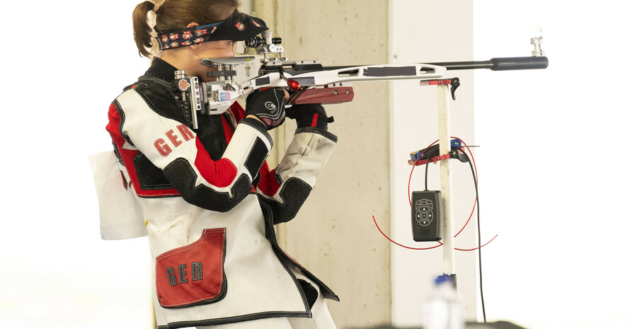 Natascha Hiltrop, ehemaige Sport-Inklusionsmanagerin holt Gold / Foto: Oliver Kremer / DBS
