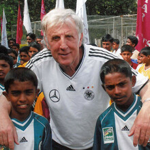 Holger Obermann bei einem seiner Einsätze in Sri Lanka. Foto: Obermann