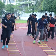 Zukünftige Trainerinnen und Trainer bei der Ausbildung. Foto: DOSB/Tesch