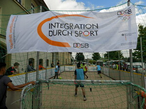 Soccerturnier beim Fest der Kulturen in Kitzingen. Foto: Verweyen/IdS