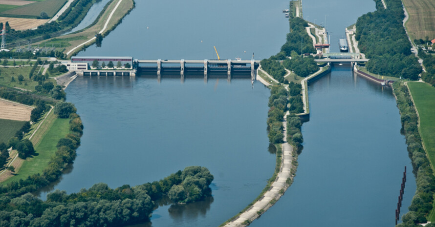 Die Doanu bei Straubing. Foto: picture-alliance