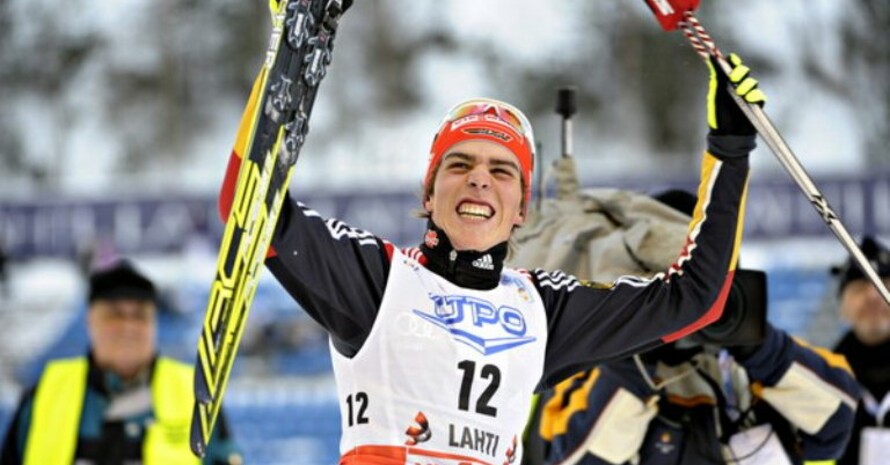 Johannes Rydzek hatte beim Saisonabschluss allen Grund zur Freude. Copyright: picture-alliance