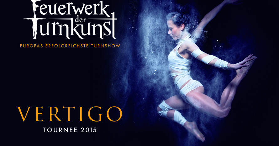 Das Feuerwerk der Turnkunst - "Vertigo" Tournee 2015. Foto: Feuerwerk der Turnkunst.