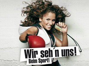 Mit dem Slogan "Wir sehen uns! Beim Sport!" wirbt der DOSB für den Deutschen Sportausweis. Foto: DSA GmbH