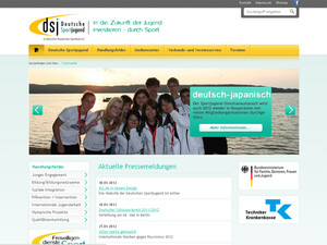 Die neue Website der Deutschen Sportjugend