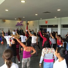 Zeigten volles Engagement: Die Insassinnen des Frauengefängnisses in Montevideo. Foto: DOSB/Auf dem Berge