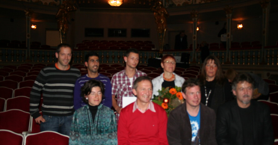 Ehrung der Gruppe Tobac im Markgrafentheater