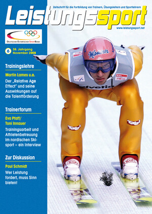 Die aktuelle Ausgabe der Zeitschrift Leistungssport