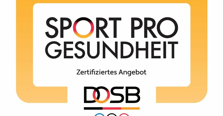 Das Qualitätssiegel SPORT PRO GESUNDHEIT Foto: DOSB