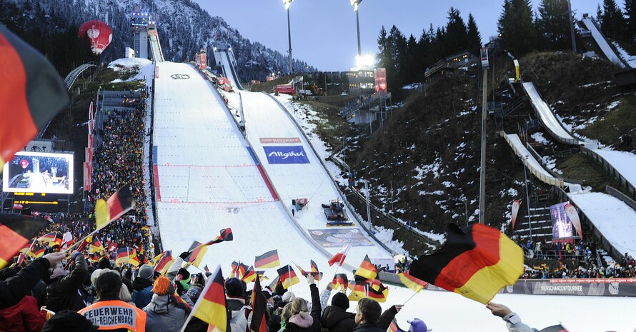 In Oberstdorf beginnt traditonell die Vierschanzentournee. Foto: picture-alliance