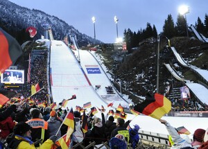 In Oberstdorf beginnt traditonell die Vierschanzentournee. Foto: picture-alliance