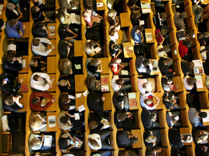 Die Vereinbarkeit von Studium und Spitzensport ist Thema des Symposiums am 31. Mai. Copyright: picture-alliance