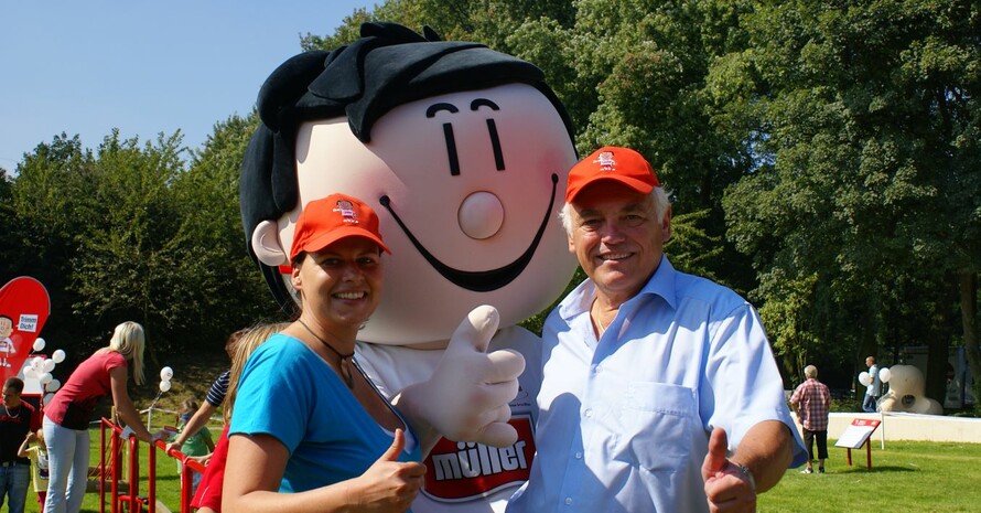 DOSB_Vizepräsident Walter Schneeloch eröffnete im Jahr 2008 den neuen Trimm Dich-Parcours in Duisburg. Foto: trimmy.de