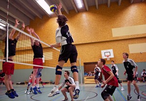Trainingsbetrieb in der ZF Arena – auch im täglichen Training ist äußerste Konzentration das Mittel zum Erfolg.