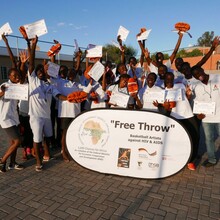 Ausgebildete Juniortrainer/innen der Basketball Artist School in Windhuk/Namibia.