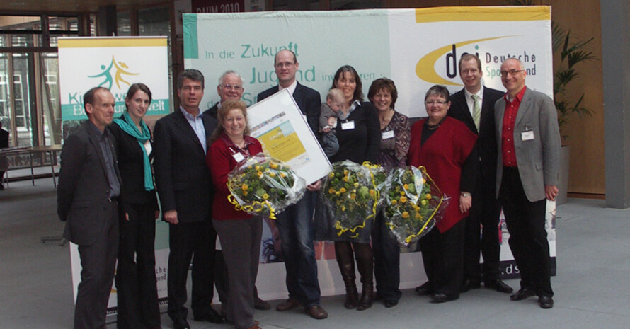 Die Gewinner des dsj-Zukunftspreises: der TV Jahn-Rheine. Foto: dsj