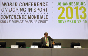 Die Welt-Anti-Doping-Konferenz verabschiedete in südafrikanischen Johannesburg den neuen Welt Anti Doping Code. Foto: picture-alliance