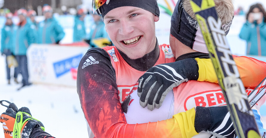 Willi Hegenhaupt von der Eliteschule des Sports Oberhof durfte sich beim EYOF über zweimal Gold und einmal Silber freuen. Bild: Picture Alliance